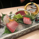 香家 - 特選鮮魚五品盛り合わせ　