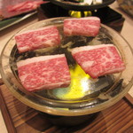 香家 - 神戸牛の水晶プレート焼き