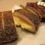 香家 - 丸干し烏賊とチーズの磯辺揚げ