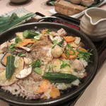 香家 - 五穀米と海鮮の和風パエリア仕立て