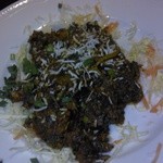 アーンドラ・ダイニング - マトン・ヴェプドゥ