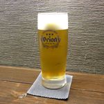 まる山 - 先ずはオリオン生ビール