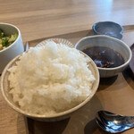 炭火焼肉 肉の匠 ひうち - ライス大盛り　プラス100円