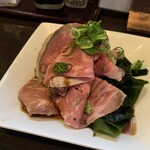 とんかつ ひろ喜 - ローストビーフ（ポンズ）