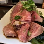 とんかつ ひろ喜 - ローストビーフ（ポンズ）