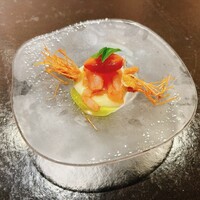 十皿 - 甘エビのマリネ