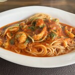カフェボヌール - 魚介のパスタ