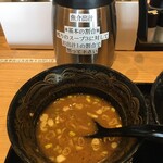 麺屋 たけ井 - スープ割り