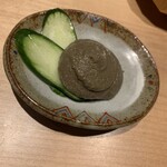 最魚の晩餐～寿司と牡蠣と日本酒の裏切り～ - 蟹味噌