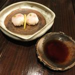 まる山 - 前菜の手まり寿司