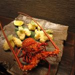 まる山 - 伊勢海老の天ぷら