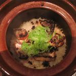 まる山 - レンコダイと山椒の炊き込みご飯