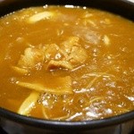 永坂更科 布屋太兵衛 - カレー南蛮そば 1100円。