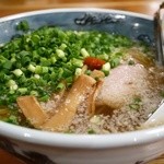 ラー戦場 - 京都らーめん 大文字 京都ねぎらーめん 850円。