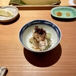 鳥匠いし井ひな - 蒸し鶏の胡麻和え