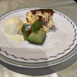 イタリアンレストランアンジェロ - デザート(ティラミス)