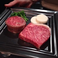 鉄板ダイニング 碧 - フィレとサーロインw