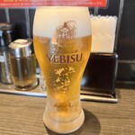 香氣　四川麺条  - サービスエビス生ビール480円⇨290円