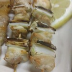 鶴亀 - ネギマ２本 280円(税込)(2024年6月25日撮影)