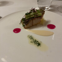 坂の上レストラン - 真ハタ　赤紫蘇・煎り酒ソース