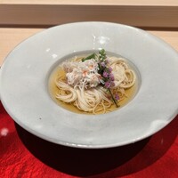 鮨白 - タラバ蟹と三輪白髭素麺