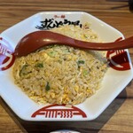 ずんどう屋 - Bセットを並に変更し　フツーのチャーハンに　おろしニンニクをプラス