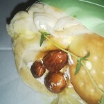 cafe nekoji - ビスキュイレモンクレープ。