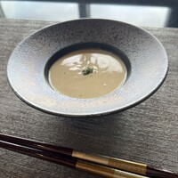 鉄板焼 「金葉亭」 ヒルトン福岡シーホーク - とうもろこし冷製スープ