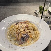 D'ORO HATSUDAI - いちじく、ゴルゴンゾーラ、ナッツのクリームパスタ