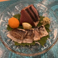 日本料理秀たか - とろにしん、迷いカツオ、ほおずき