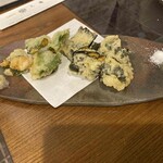 青森割烹 久庵 - 雲丹の天ぷら