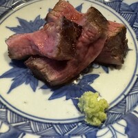 ねね - あか牛グリルの火入れ完璧