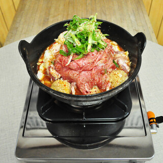 当店一番の看板料理「肉鍋」