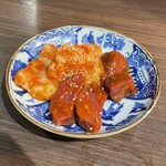 肉の頂 - 黒毛和牛ホルモン盛。美味し。