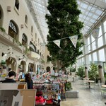 カフェオアシス - 解放的。ストリートピアノもありました。