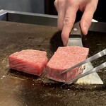 銀座 和牛鉄板焼 USHIGAMI - 