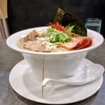 はらや TORI PAITAN RAMEN - 特製鶏白湯の大盛り