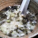 ぼのぼの - 塩つけ麺のスープ