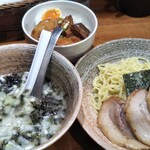 ぼのぼの - 塩つけ麺＋チャーシュー＆ミニ角煮丼