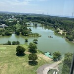 そば屋八兵衛 - 池の船が気になります。