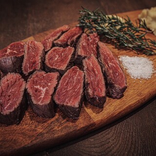 こだわりのステーキを◎