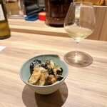 パルコ フィエラ - つぶと茄子の揚げ浸し＠1,600円（税込）  