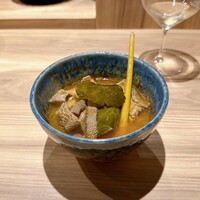 パルコ フィエラ - タイ風ニニウファーム羊のトリッパ（トムセーブ）＠2,000円（税込）