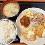 お食事処たけした - Cセット　850円　ご飯大盛＋50円