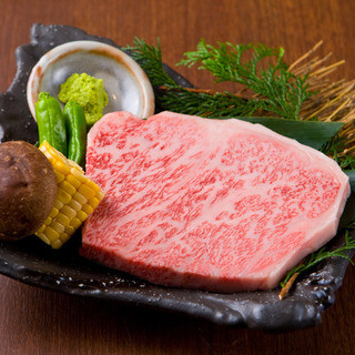 Enjoy rare cuts of Kobe beef, A5 rank.