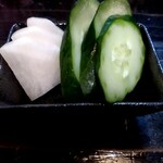 焼鳥 あばれん坊 - 試作品のぬか漬け