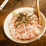自家製麺 麺屋 利八 - 牛トロごはん(400円)