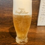 自家製麺 麺屋 利八 - アサヒ熟撰生(650円)