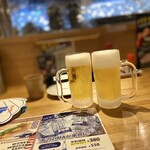 串鳥 - ドリンク写真:乾杯〜