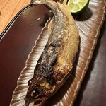 徳ㇵ本也 - 鮎の串焼き炭火焼き